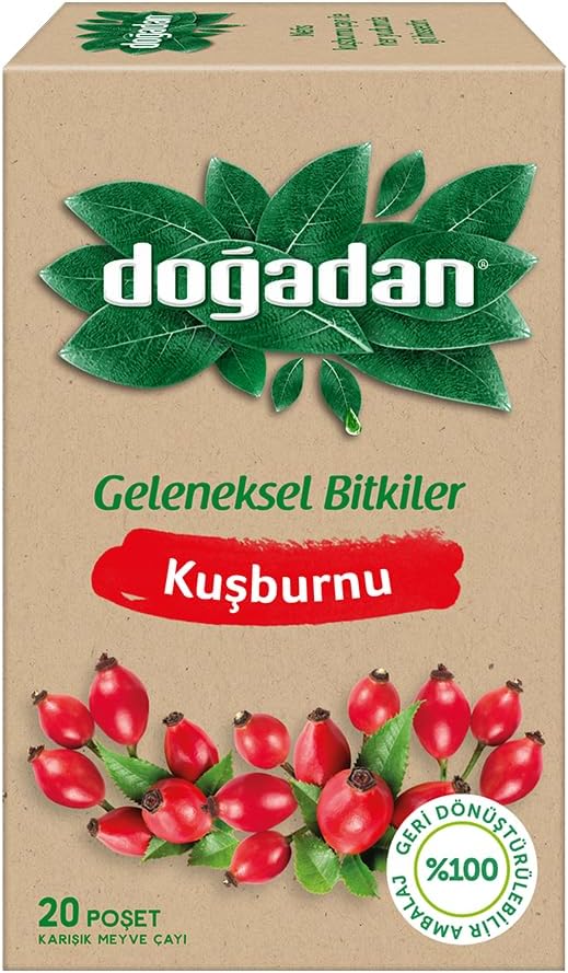 Doğadan Bitki Çayı Kuşburnu (20'li)