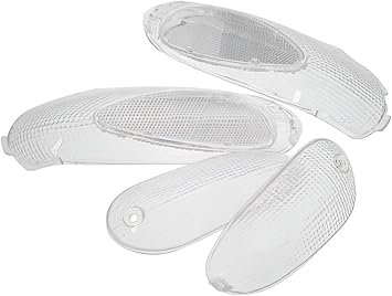 STR8 Indicator Lenses for Gilera Stalker, White