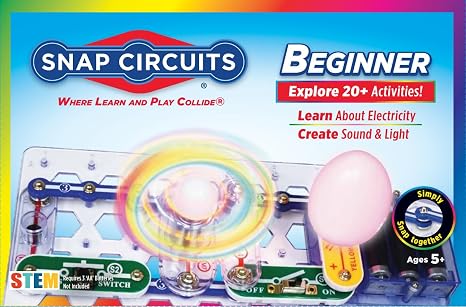 SNAP CIRCUITS Beginner SCB-20 STEM Electronics Toy for Kids Ages 5-9