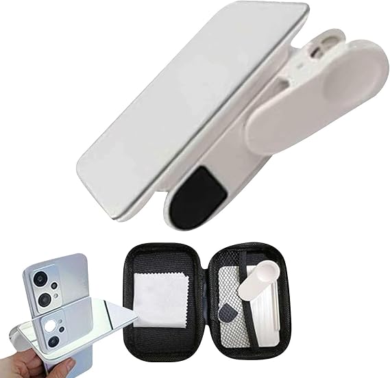 Clip on Mirror Effect Lens Portable Cellphone Photography Accessories