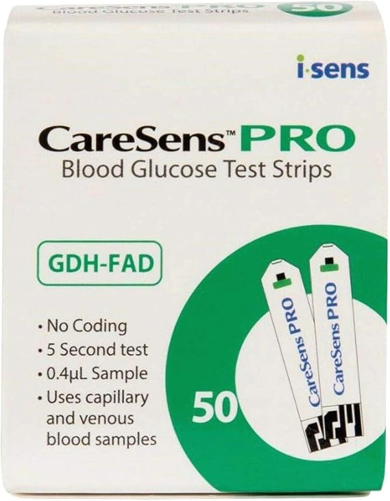 Caresens Pro Test Strips, 50-Piece