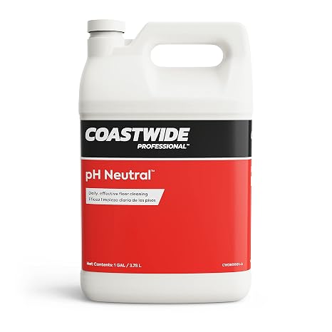 Staples Coastwide Professional Floor Cleaner pH Neutral, 3.78L/128 Oz., 4/Carton