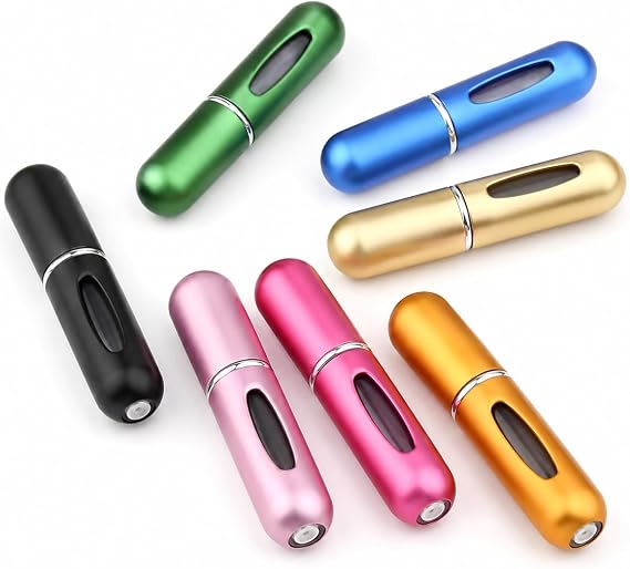 Doldurulabilir Mini Parfüm Şişesi 5 ml, Cep Boy Parfüm Atomizeri, Taşınabilir Sprey Şişesi, Çanta İçi Seyahat Parfüm ve Kolonya Şişesi