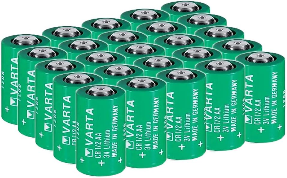 25 Pack» 3V 950mAh CR12AA Non-Rechargeable Lithium Battery for VARTA CR12AA Series Battery