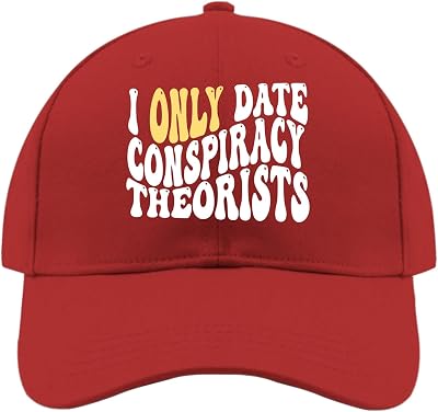 I Onlys Date Conspiracy Theorists Hats for Women Baseball Cap Pickleballb Hats for Womens Ball Caps Light Weight Sun