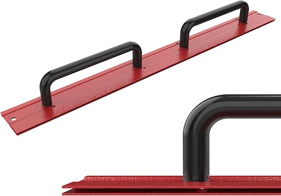SDSNTE 24 Inch Steel Sheet Metal Folding Tool 16 Ga, Red, 1 Pack | Creates Uniform Folds, Fits HVAC Applications & Pipefitter, Grips Included