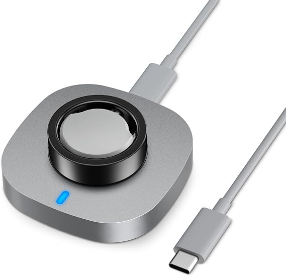 ZOOROO Charger Compatible with Aura-ring Gen 3 Size 10, Fast Charging Dock with USB-C Cable