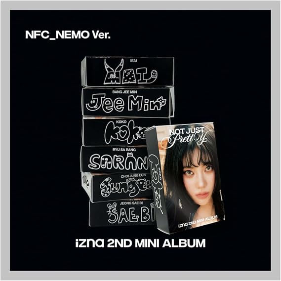 izna Not Just Pretty 2nd Mini Album Nemo Random Version Outbox+PhotoCard+Image Card+Folded Photo+ID Photo+RACER Card+Mirror Card+Sticker+Nemoz Manaul+Tracking Sealed
