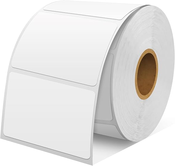 Nelko Genuine 3" x 2" Direct Thermal Label, Self-Adhesive Barcode Labels Compatible with Nelko PL70E Label Printers, No BPA & BPS, 1000 Labels (Commercial Grade)
