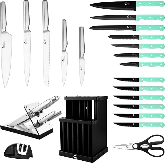 16-Piece Block Knife Set & 6-Piece Block Knife Set