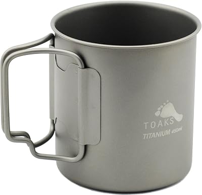 TOAKS Titanium 450ml Cup 0.5mm thickness version
