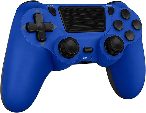 Hycago Wireless Controller for P-4, Controller Wireless for P-4/Pro/Slim/PC, Bluetooth Gamepad Joystick with Dual Vibration Touch Panel 3.5mm Audio Jack Six-Axis