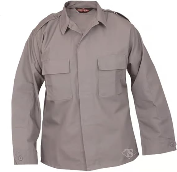 Tru-Spec Men's Long Sleeve Tactical Shirt - Two Bellowed Chest Pockets, Durable Workwear fit,