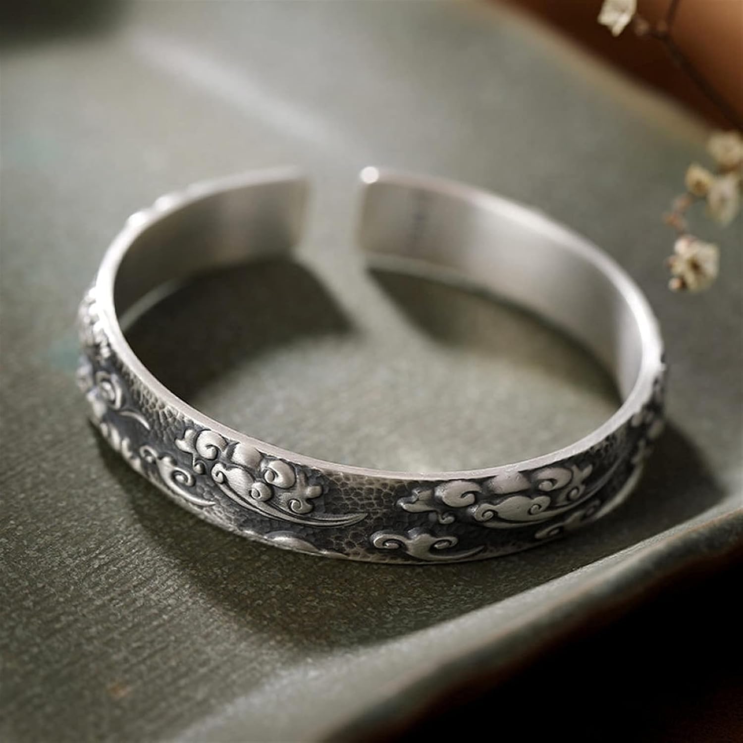 S999 Sterling Silver Bracelet Womens Bracelet Silver Bangle Jewelry Birthday Present Womens Bracelet