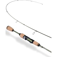 LITTMA Wild Streams Ultralight Spinning&Casting Trout Rod, 2-Piece Fishing Rod for Crappie, Panfish & Micro Fishing, Green Carbon Fiber Blank with Cork Handle, 5’6”/6’/6’6”/7’