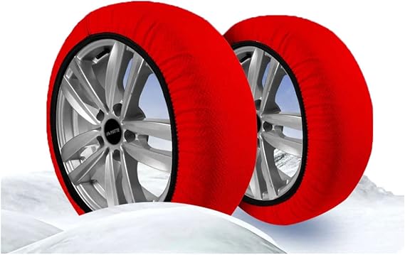 Matte Rubber Snow Socks Snow Chain Equivalent High Quality Textile Snow Chain Active Series (Large)