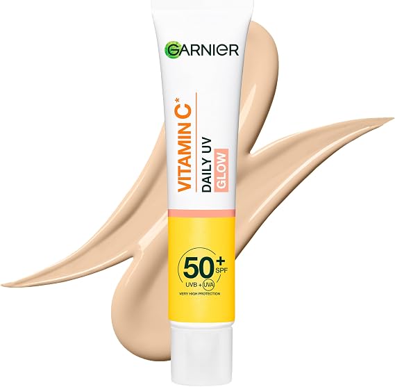 Garnier Vitamin C* Daily UV Brightening Fluid Sheer Glow, SPF50+, 40ml