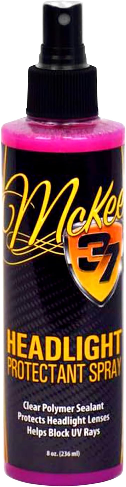 McKee's 37 - Headlight Protectant Spray | Headlight Sealant UV Protection for Headlights, Vinyl Windows, and Windscreens (8oz)