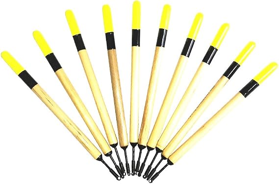 Agape 10 x Coarse Fishing Float Reed Meterial Pencil Float Pike Fishing Bobber Buoy 0.5G 0.8G 1G