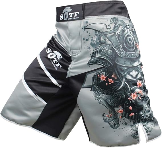 SOTF Boxing Shorts Men Muay Thai Fight Shorts MMA Shorts for Men BJJ