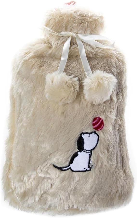Biggdesign Dogs Beige Plush Hot Water Bag