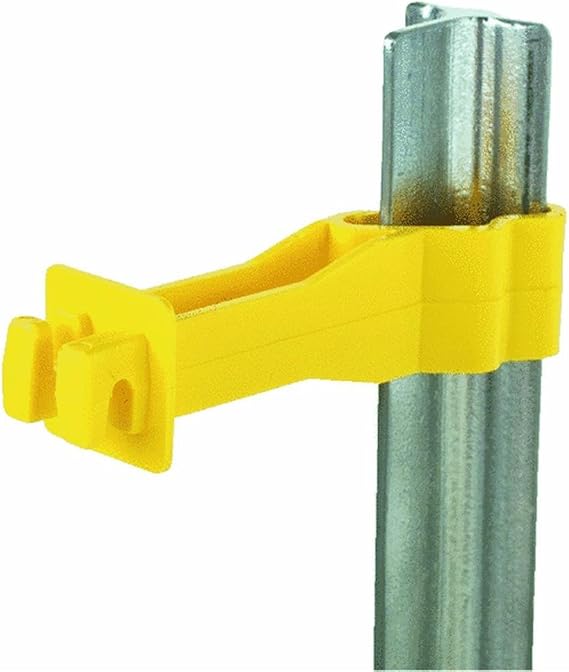 Dare SNUG-RT-25 T Post Insulator (25 Count), Yellow
