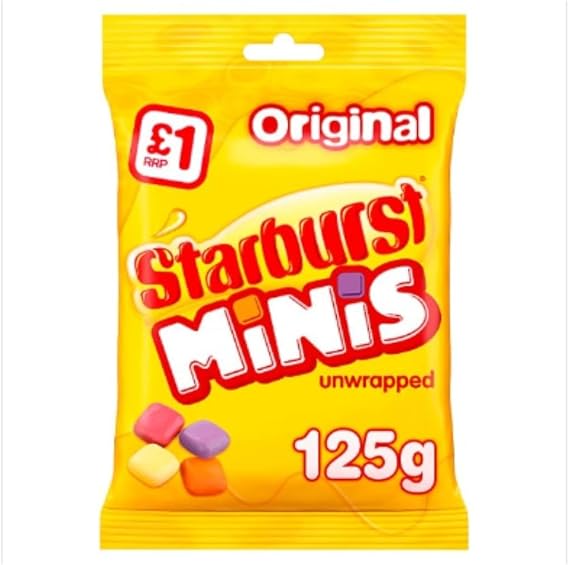 Starburst Minis Original Sweets Treat Bag 125g