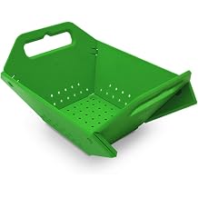 Fruit Basket Plate with Foldable Strainer Practical 2 Function Fruit Vegetable Strainer Basket Bread Holder