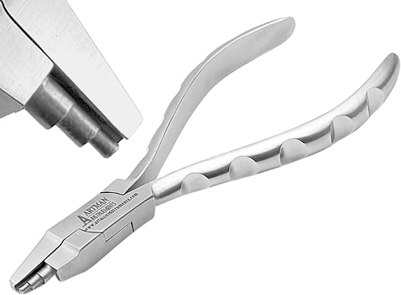 ARTMAN INSTRUMENTS Tweed Omega Loop Forming Pliers - Orthodontic Tool for Quick Omega, U, T Loops - Medical-Grade Stainless Steel, Autoclavable - 3 Diameters for Precision