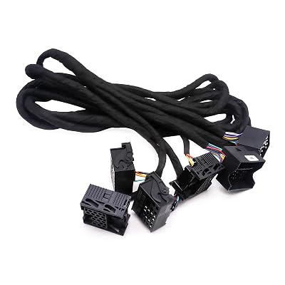 SWTNVIN IS0 Extension Cable Harness Adapter Suitable for BMW E38 E39 E46 E53 ISO Stereo Plug Adaptor, 6 Meter