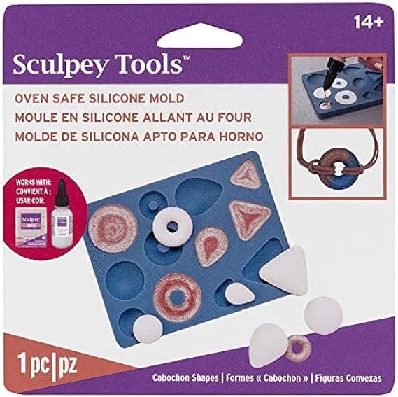 culpey Tools Flexible Oven Safe Silicone Cabochon Mold
