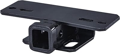 LARIN 2 Inch Tow Hitch Receiver Bumper Mounted Bike Hitch Receiver Tube Cargo Receiver Hitch