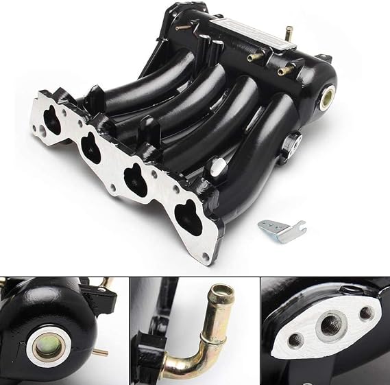Intake Manifold Aluminum Compatible with Honda Civic 1988-2000 CRX Del Sol SOHC D Series CX DX EX GX