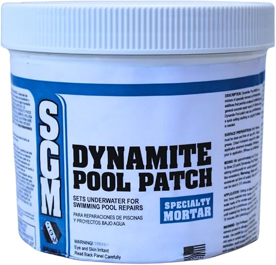 Dynamite Underwater Swimming Pool Patch Repair - White 3lbs PLBPP3