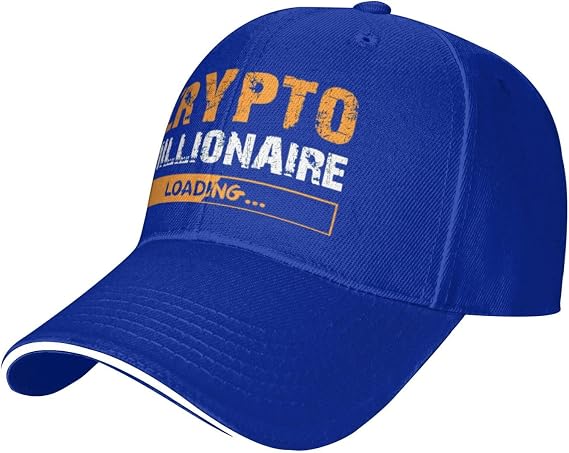 Crypto Millionaire Loading Baseball Cap Men Women - Classic Dad Hat Adjustable Plain Hat