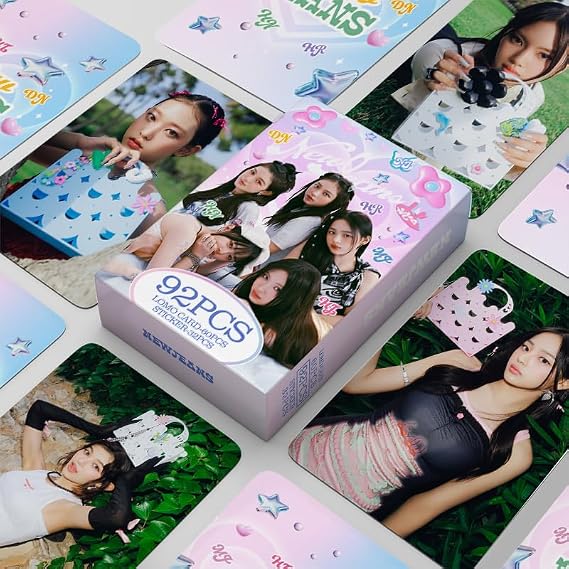 MXP Newjeans Lomo 92 Pieces Cards, Photocard Kpop Box Cards Pack