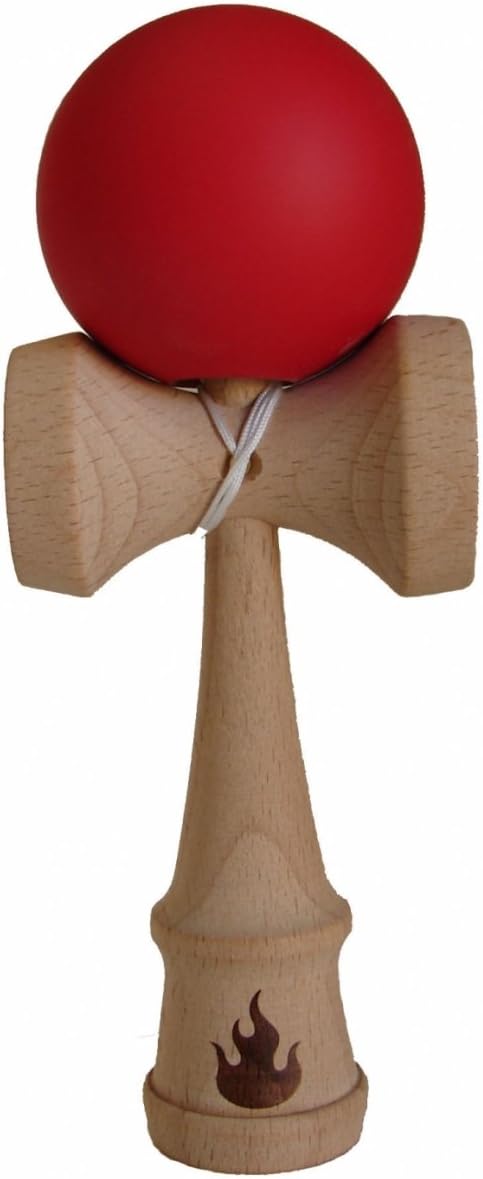 Red Rubberized Kendama