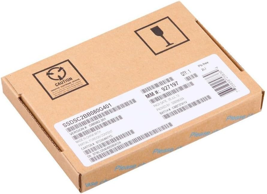 Intel DC S3500 Series SSDSC2BB080G401 80GB 2.5 inch SATA3 Solid State Drive MLC
