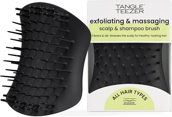 Tangle Teezer Scalp Brush Black Masaj & Saç Fırçası-Tarak Islak Kullanım
