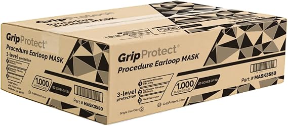 GripProtect Procedure Earloop Mask