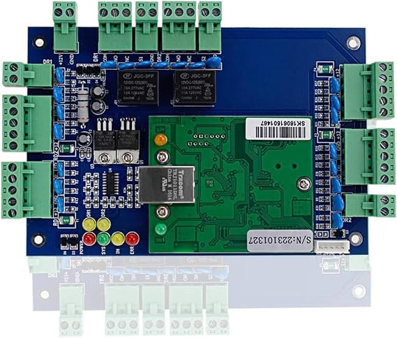Multi-door Network Access Control Panel Board Software Communication Protocol TCP/IP Board Wiegand Reader 2-door