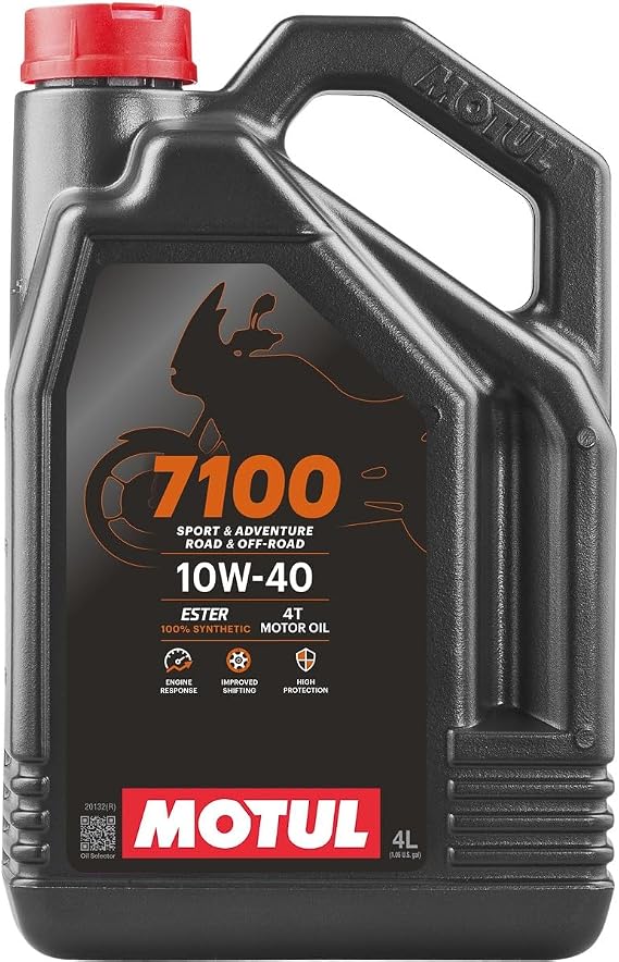 Motul MOUNTAIN MOTORBIKE OIL 7100 4T 10W40 4L, Black, 300x234x114, 104092