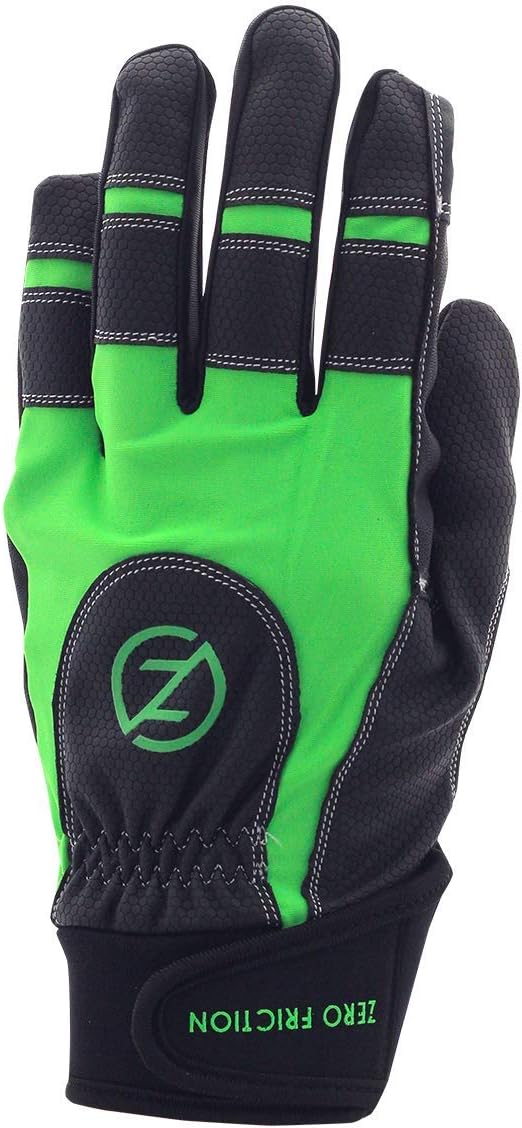 Zero Friction Men's Universal-Fit Performance Work Gloves, Lime