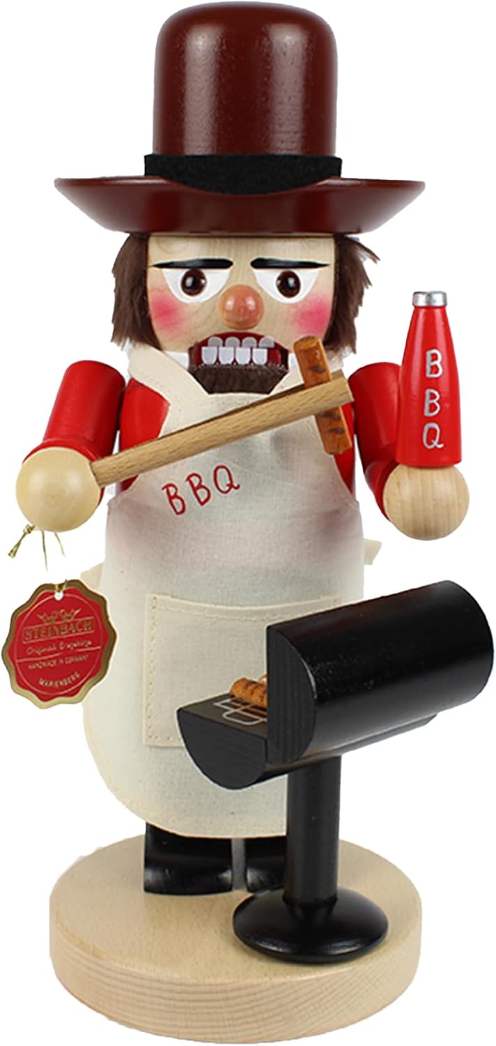 Steinbach Wooden Chubby Nutcracker Collection, BBQ Bill, 12"