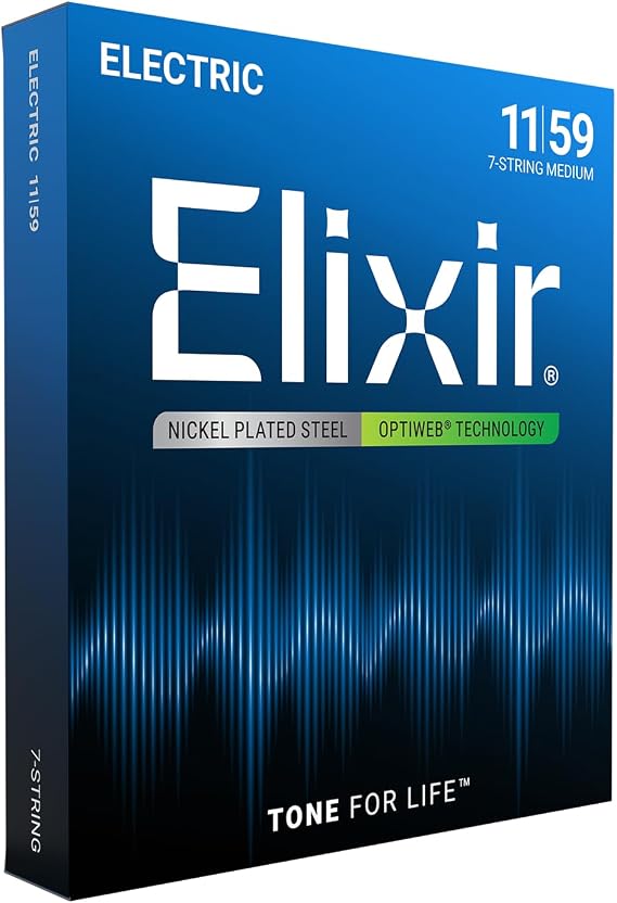 Elixir Elixir Electric Guitar Strings OPTIWEB 7 Strings Medium.011-.059 #19106 Domestic Genuine Product