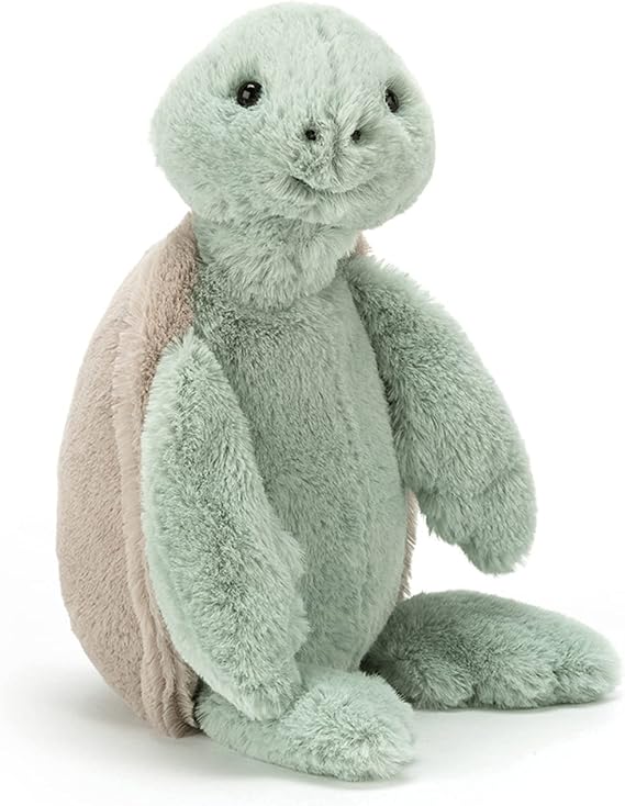 Jellycat Bashful Turtle Stuffed Animal, Medium 12 inches - Reptile Plush Toy - Classic Children's Gift