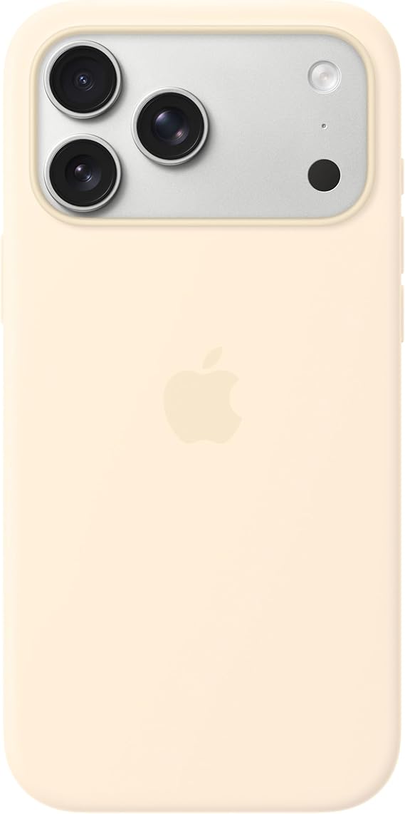 Apple iPhone 17 Pro Max Silicone Case with MagSafe – Vanilla ​​​​​​​