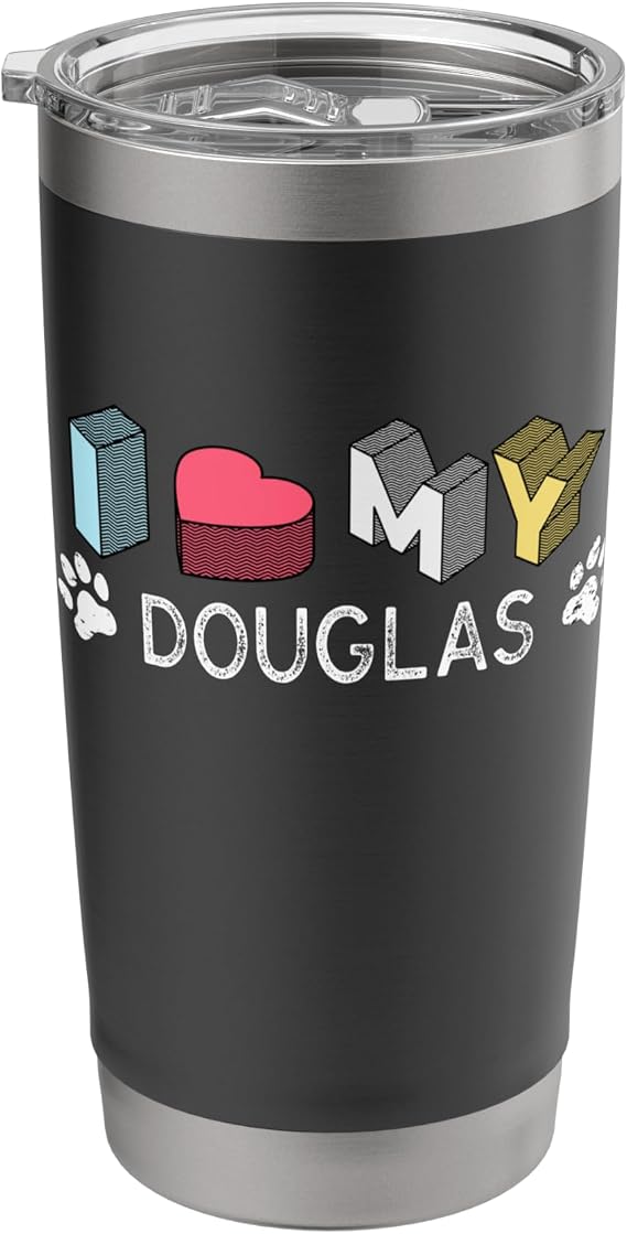 Douglas Personalized Dog Name Douglas Pet Lover Stainless Steel Insulated Tumbler