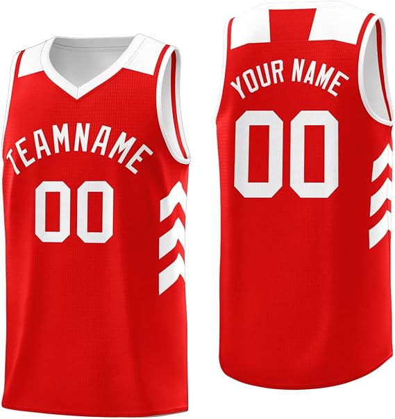 Custom Basketball Jersey for Men &Boy, Personalized Name Number Sports Basketball Jerseys Prefect Gifts for Fans