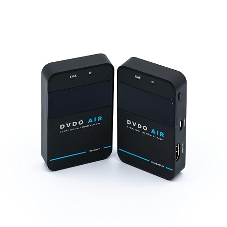 DVDO Air2K 1080p 60Ghz 2K Wireless HDMI to HDMI Adapter | 2k Wireless Adapter HDMI Transmitter and Receiver Set | Wireless HDMI Kit with 0 Latency | Transmit up to 100 ft. line of Sight